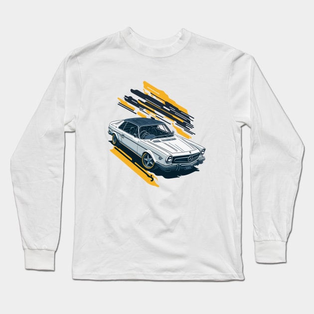 Old Mercedes Classic Car Long Sleeve T-Shirt by Cruise Dresses